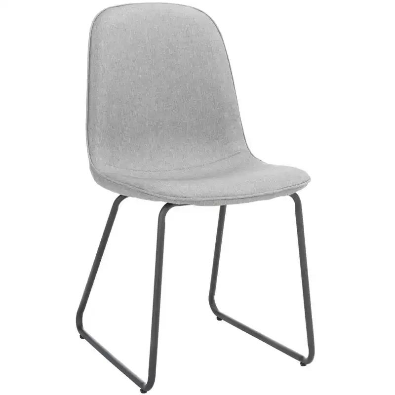 Makalu Dining Chair (Set of 2) - DCH2003 - Grey/Black - Safavieh
