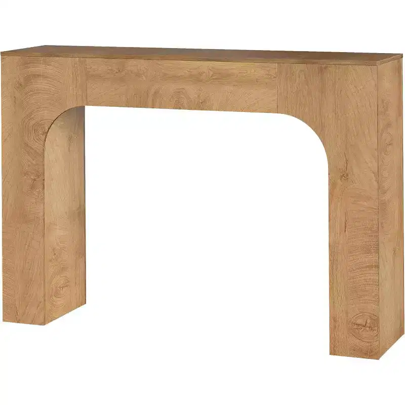 47/63 Rustic Farmhouse Console Table - Slim Entryway, Sofa Side Table for Hallway & Living Room
