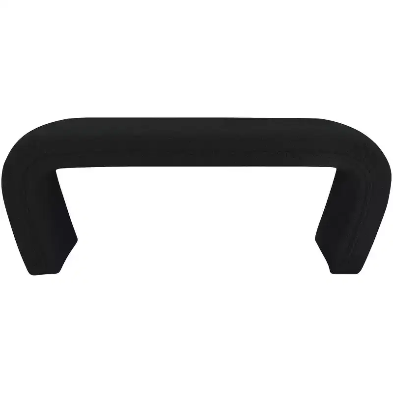 Meridian Furniture,Odelia Boucle Fabric Bench
