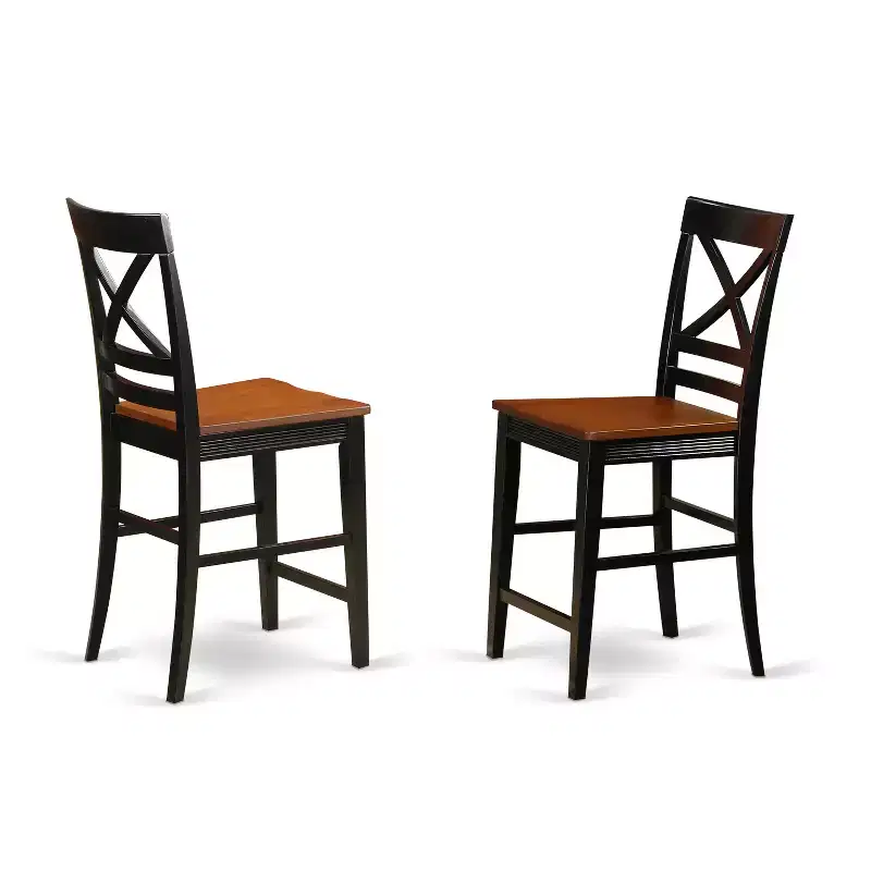HomeStock Counter Bar Stool-Pub Height Wooden Chairs