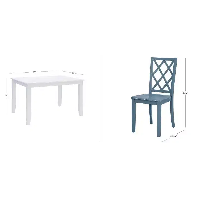 Powell 5pc Shelby Rectangle Counter Height Dining Set Graphite