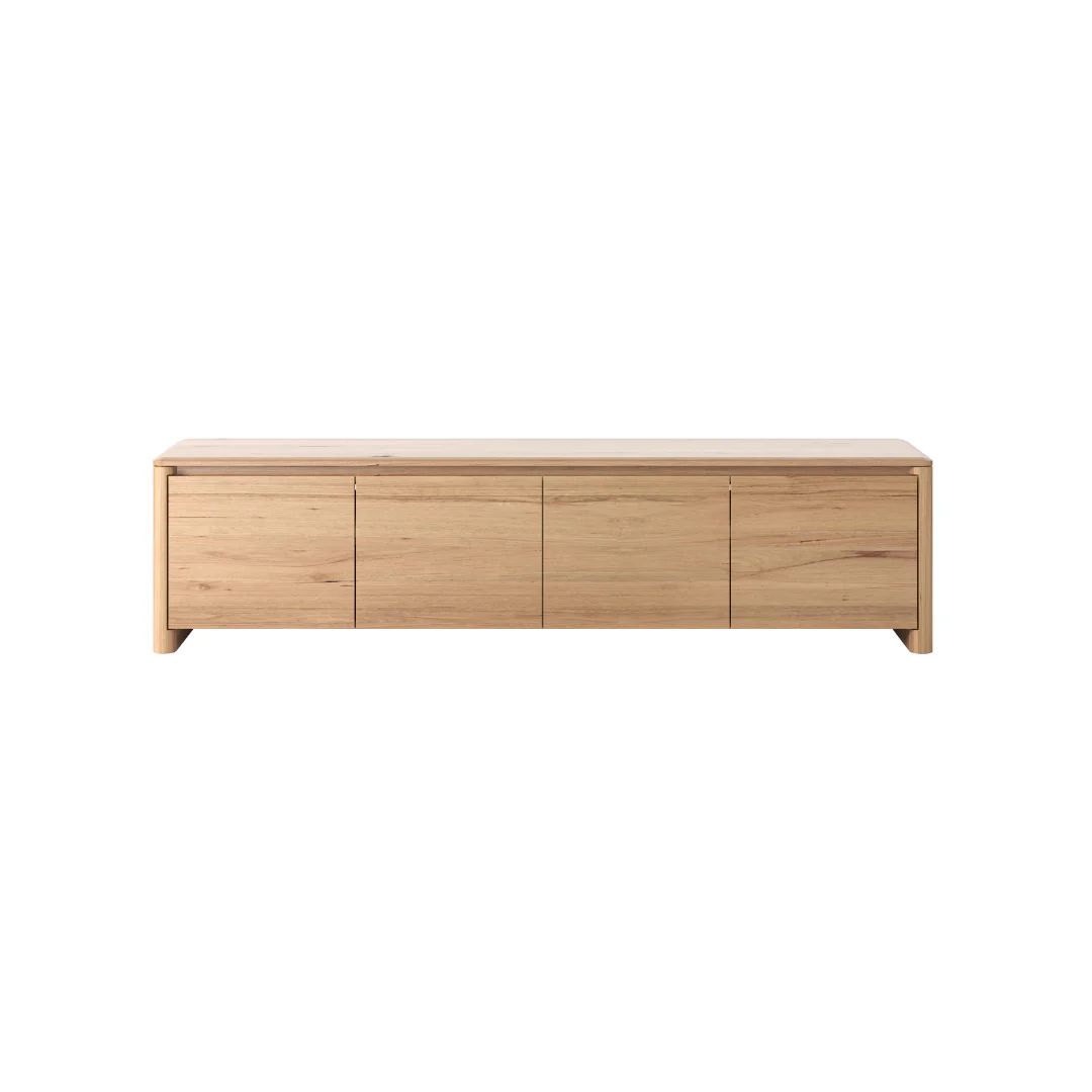 Minimalist Natural Dining Table with Soft Close