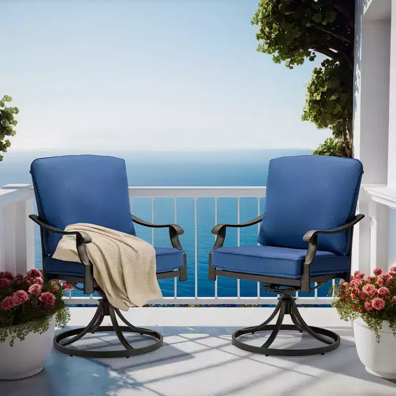 EROMMY Patio Dining Armchair with Cushion