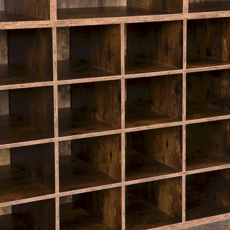 24-Cubby Shoe Storage Console