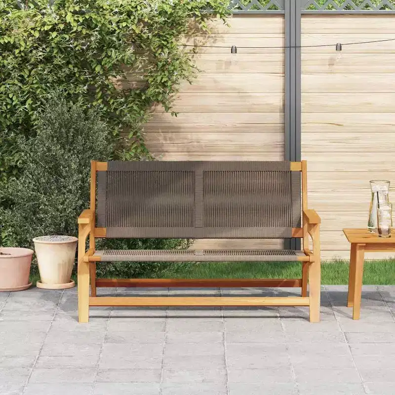 vidaXL Garden Furniture Grey 48.03 x 30.71 x 28.74 in