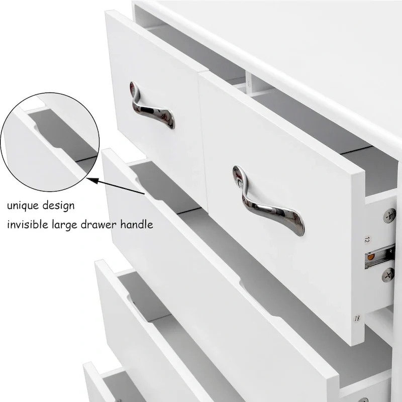 Nestfair Modern 6-drawer Dresser