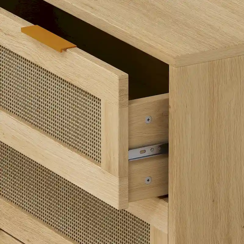 Robyn 6-drawer Dresser Oak - N/A