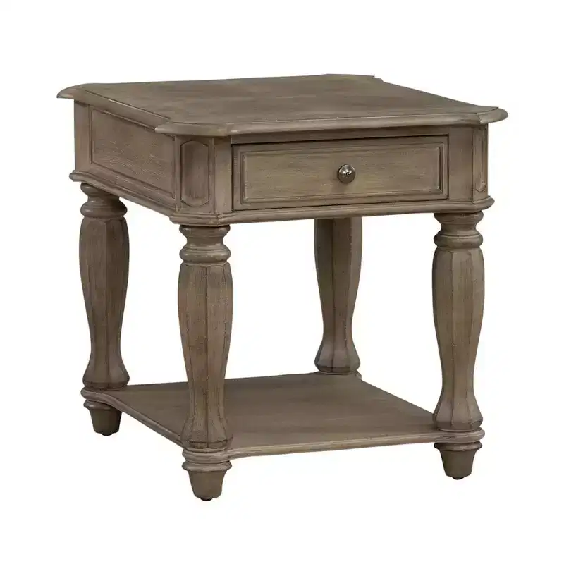 End Table in Weathered Bisque