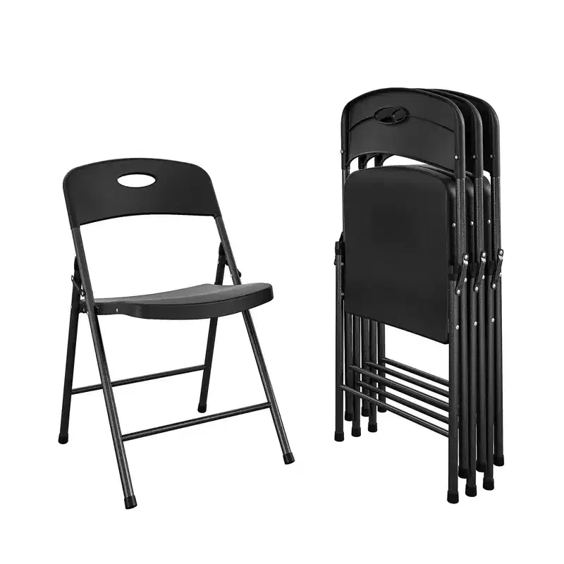 COSCO Solid Resin Plastic Folding Chair