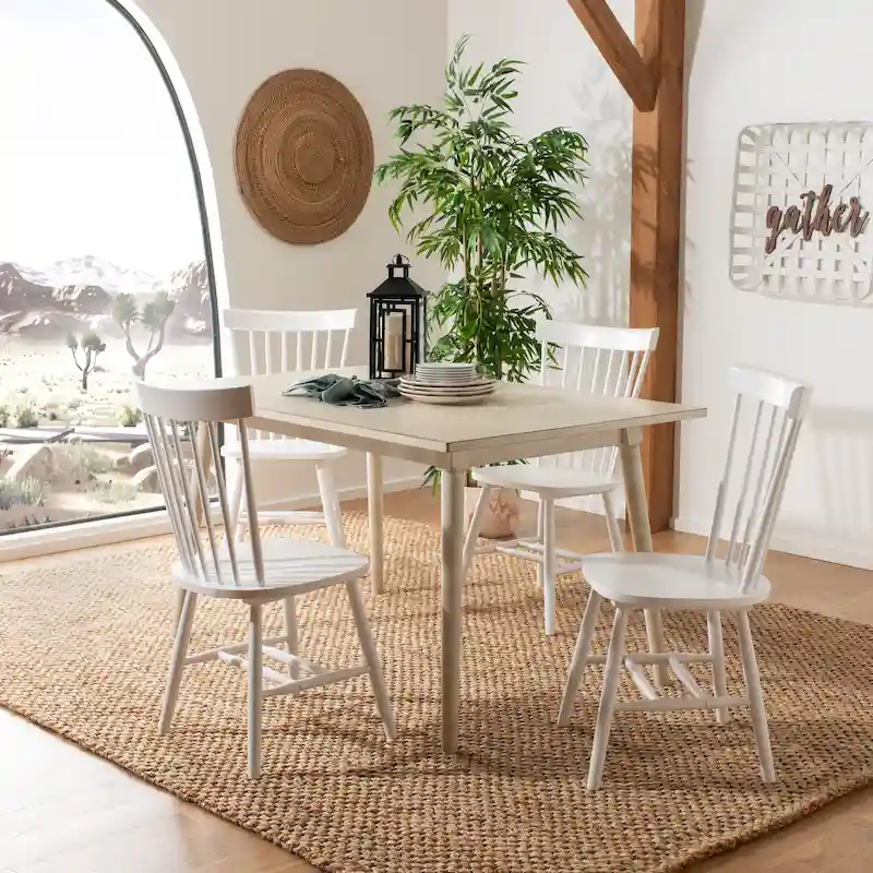 Spindle Back Farmhouse Dining Chair (Set of 2) - 21W x 21D x 36H