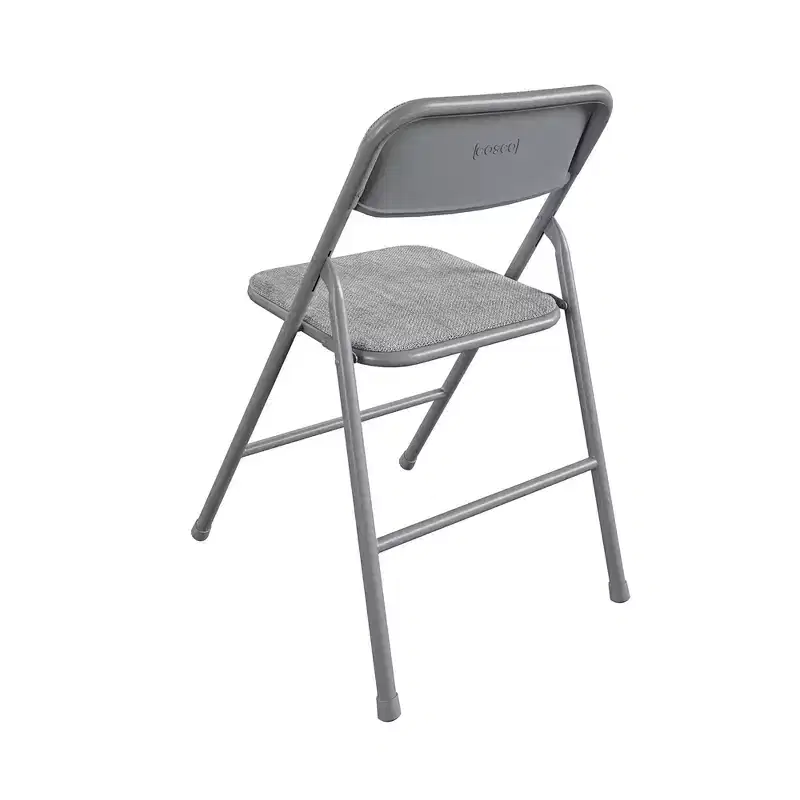 COSCO 5-Piece Folding Fabric Dining Set & 34 Vinyl Card Table