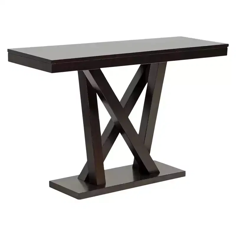 Modern Sofa Table Dark Brown