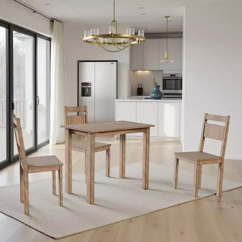Bar Height Dining Table | 48 Rectangular Top | Mahogany Wood