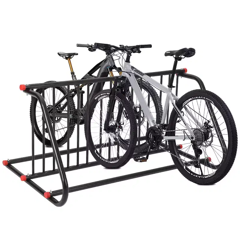 Commercial Floor Bike Rack Stand Heavy Duty, 5/10 Bike Parking Rack, Steel Outdoor Bike Rack for Garages, Stores, Schools, Solid & Easy to Assemble