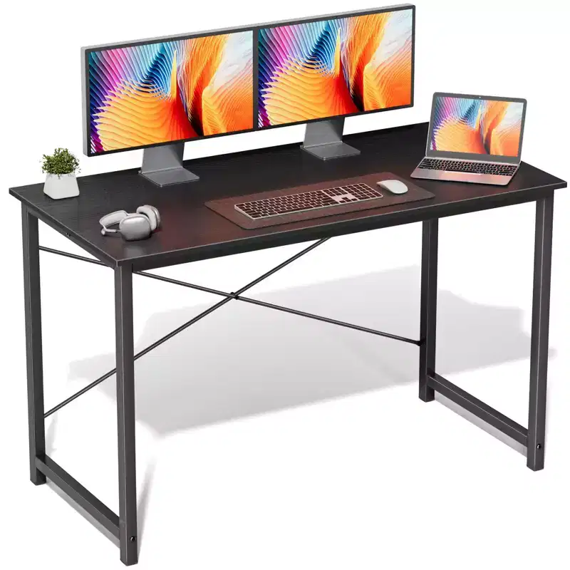 JIONJOY 40 Computer Desk - X-Shaped Reinforced Home Office Writing Table, Modern Simple Style