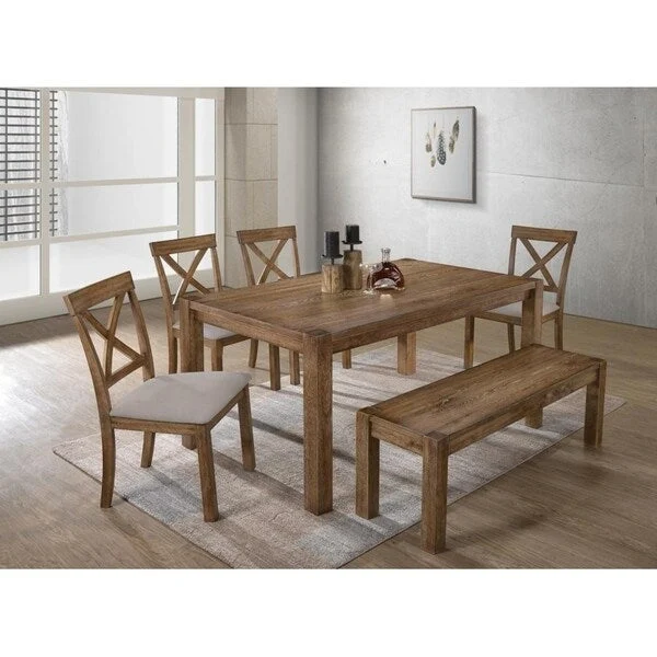 Best Master Furniture Driftwood 2 Pieces Dining Side Chairs