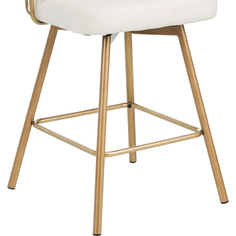 Christopher Knight Home Bremen 180Swivel 26 Velvet Counter Stools with Metal Legs (Set of 2)