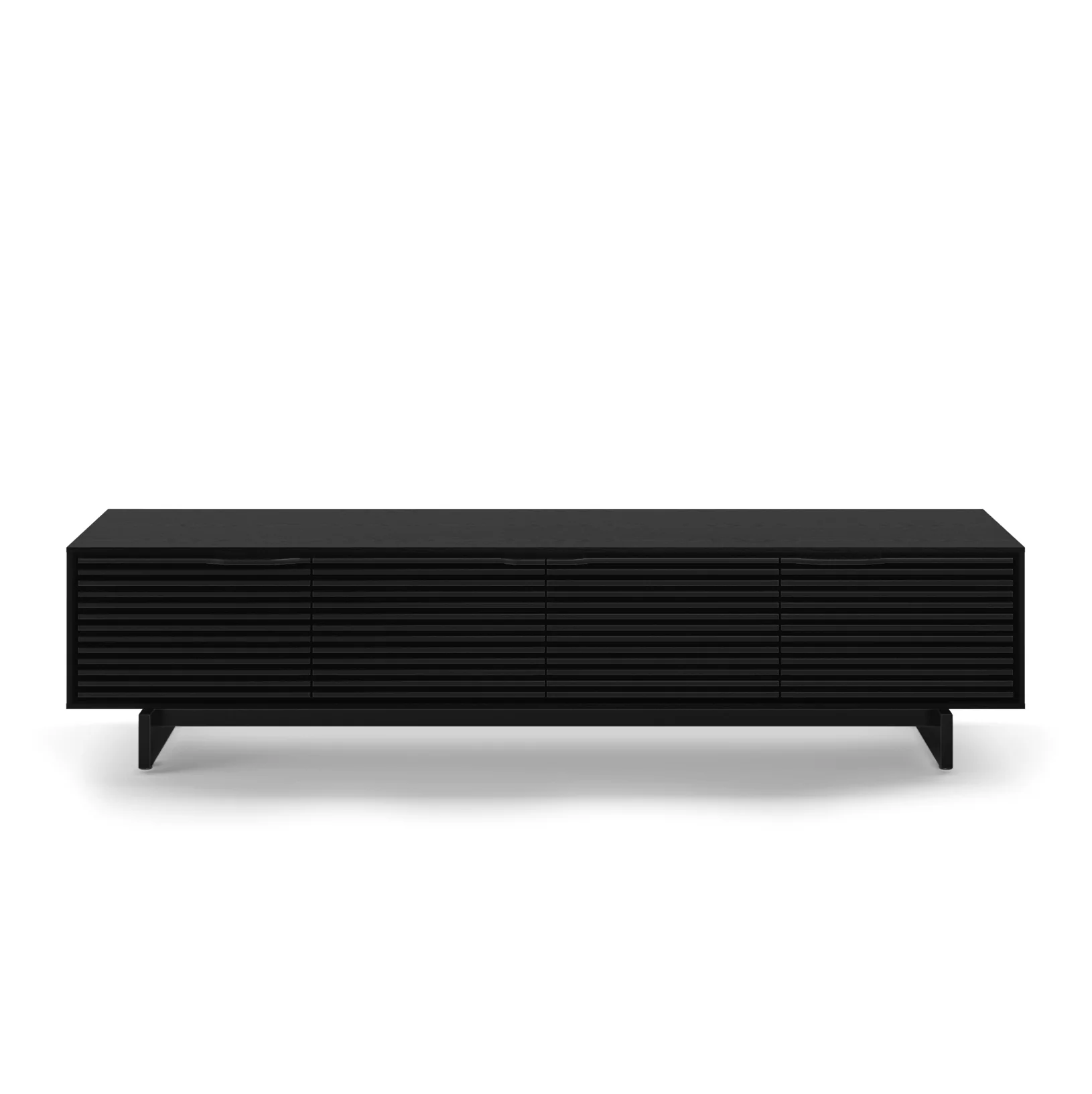 Modern Ebonised Ash Entertainment Cabinet for Living Room