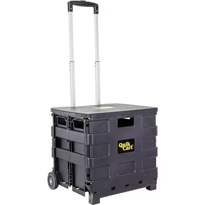 Sport Collapsible Rolling Wheels Crate, 80 lbs Capacity