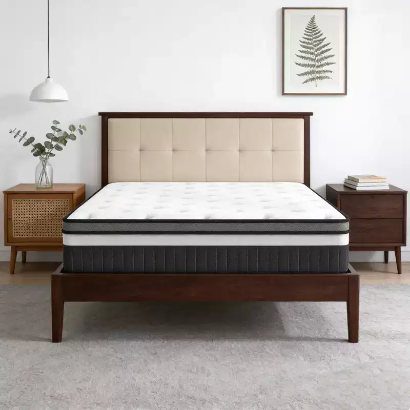 14 Inch king Gel Memory Foam Mattress Medium Firmness, Mattresses for Pressure Relief & Cool Sleep CertiPUR-US Certified