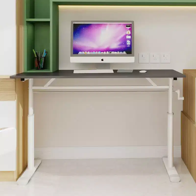 47.24IN HeightAdjustable Long Desk Computer Desk with MultiPurpose Design Writing Desk for Living Room Office Classroom