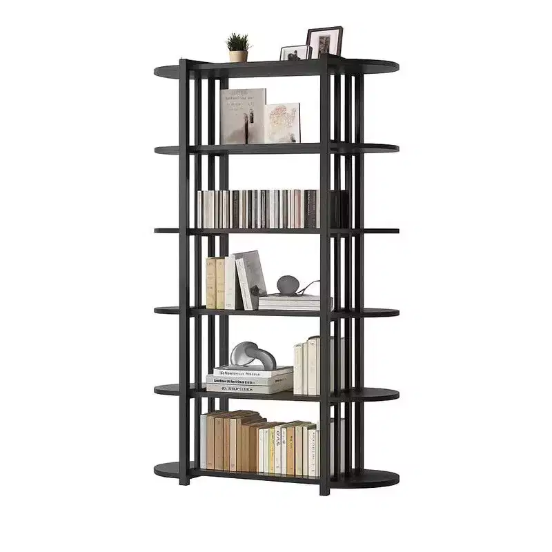 Bookshelf, 6 Tier Bookshelves,Industrial Free Standing Storage Shelving Unit
