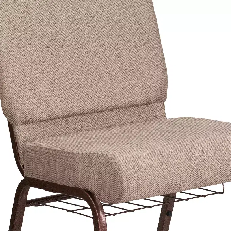 Flash Furniture HERCULES Series 21''W Church Chair with Book Rack