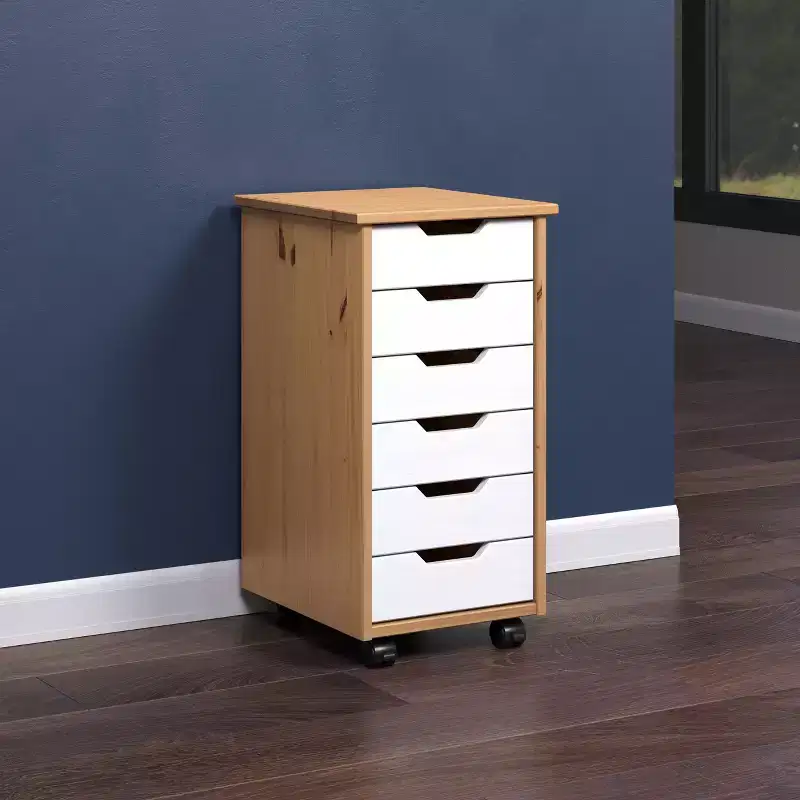 Trendfurn Omnia Narrow 6 Drawer Roll Cart