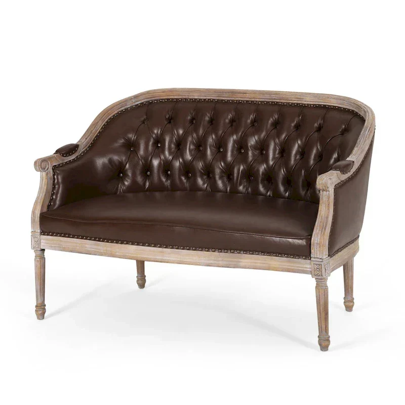 Faye Tufted Upholstered Loveseat by