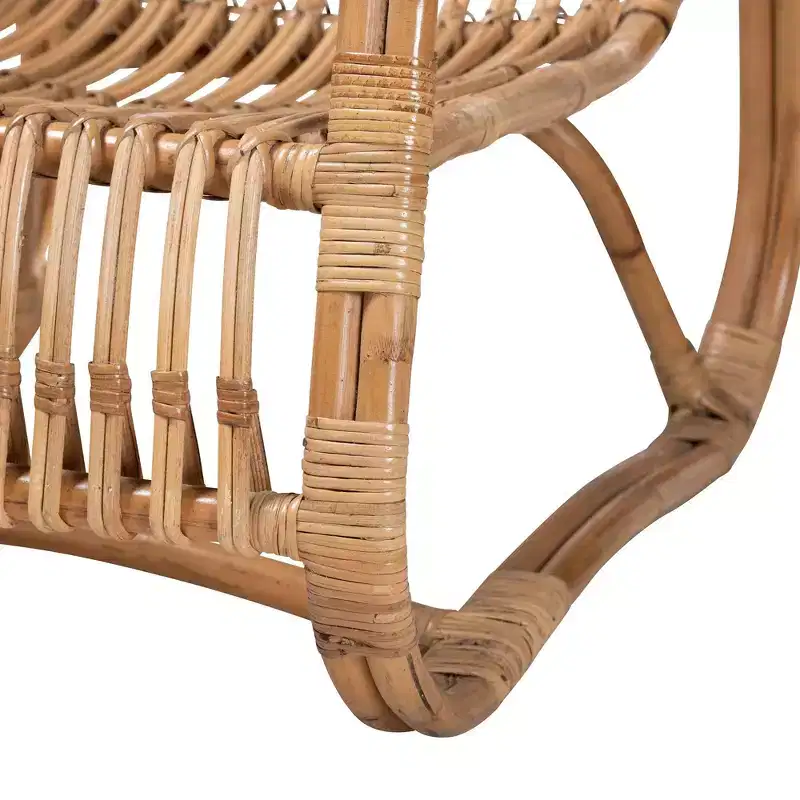 Blanca Natural Rattan Accent Chair Brown - bali & pari