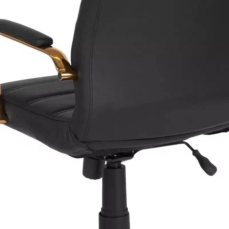 Flash Furniture High Back Executive Swivel Office Chair with Metal Frame and Arms
