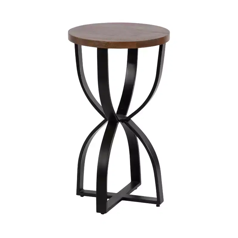 Kate and Laurel Ullot Round Side Table