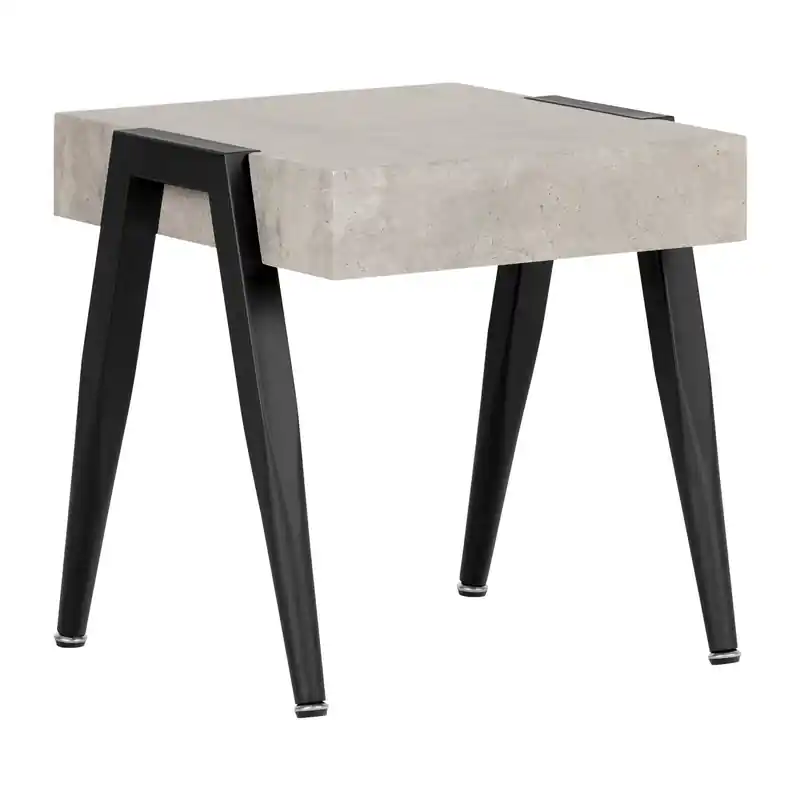 Square End Table - Concrete