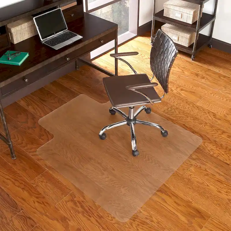 36x 48 Hard Floor Chair Mat w/ Lip-Scuff Resistant Top & Patterned Underside