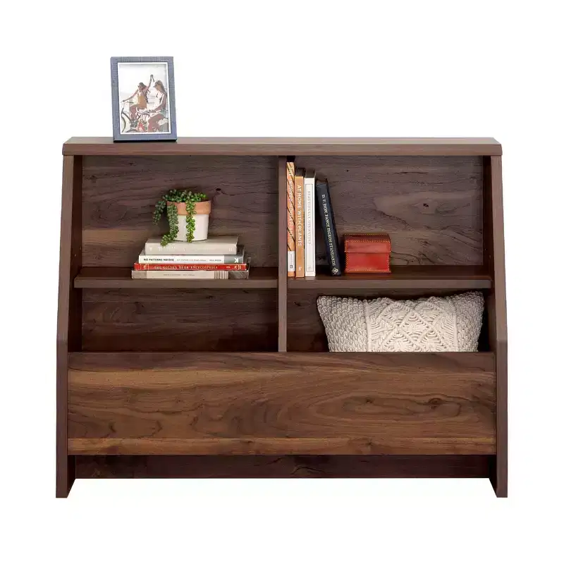 Sauder 32.2" Willow Place Footboard Bookcase Grand Walnut