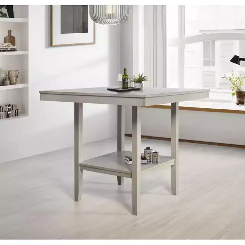 Home Design Dothan Counter Height Dining Set, Antique Gray