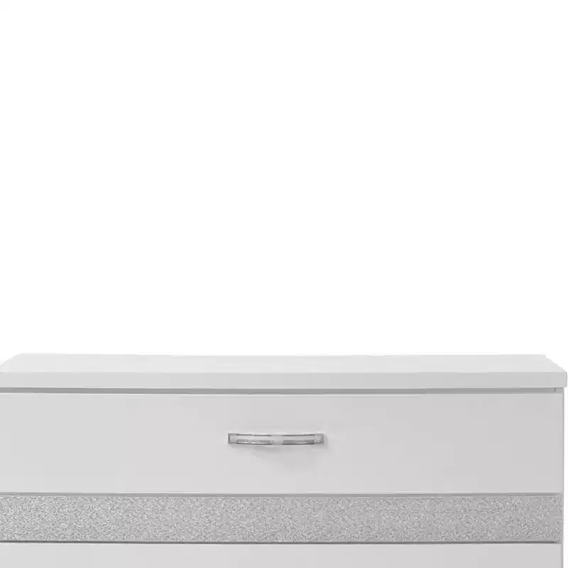 Acme Furniture Naima Ii Dresser White High Gloss Finish