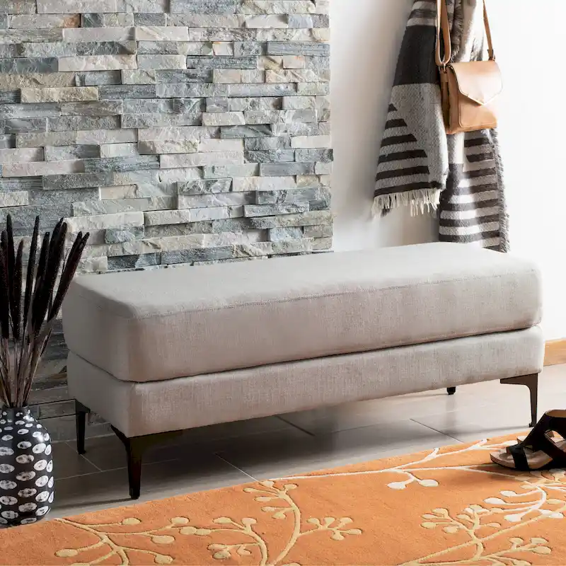 SAFAVIEH Roena Rectangular Bench - 48 x 18 x 18 - 48Wx18Dx18H