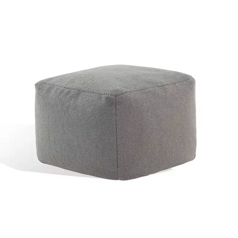Samuels Boucle Pouf - SFV5041 - Safavieh Couture