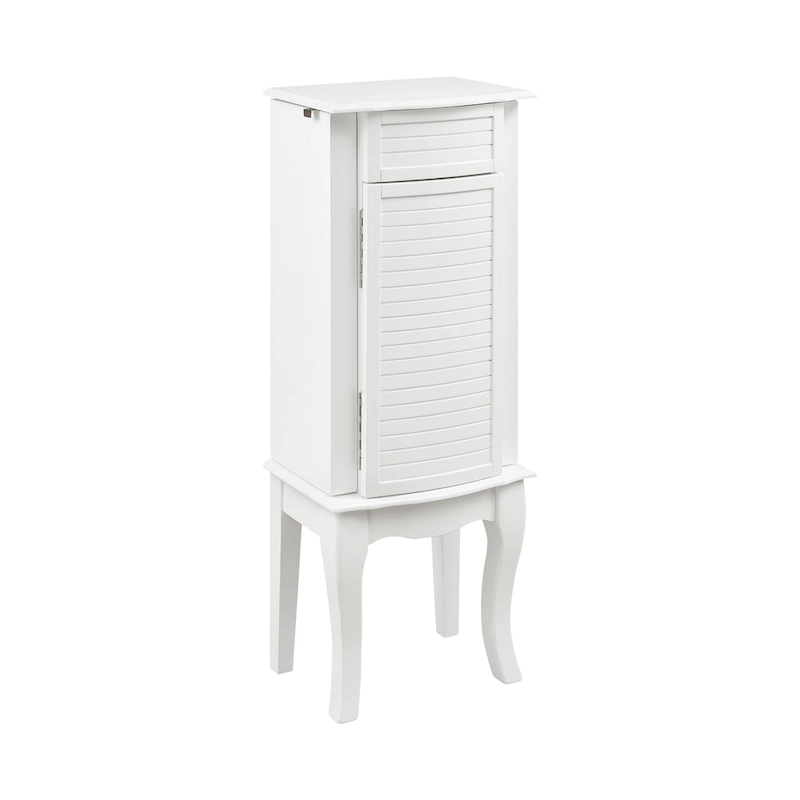 Rectangular Jewelry Armoire - 35.5 - White