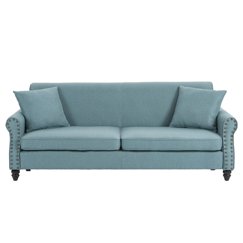 Modern 73 Couch Loveseat Upholstered Sofa