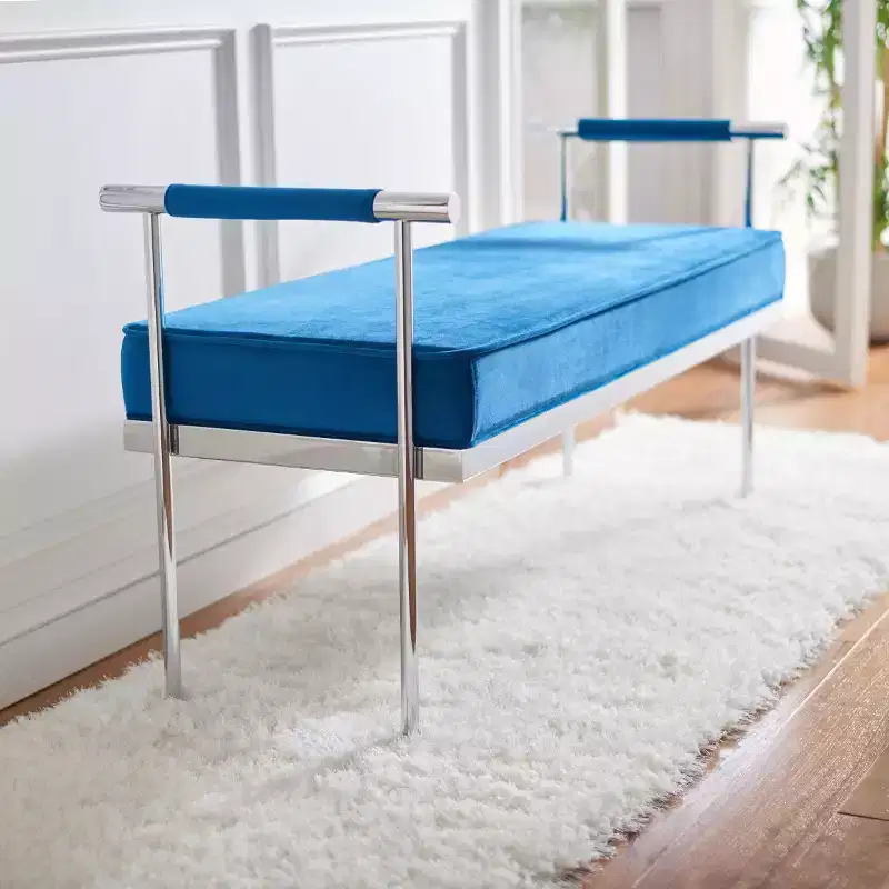 Pim Long Rectngle Bench With Arms - BCH6206 - Safavieh