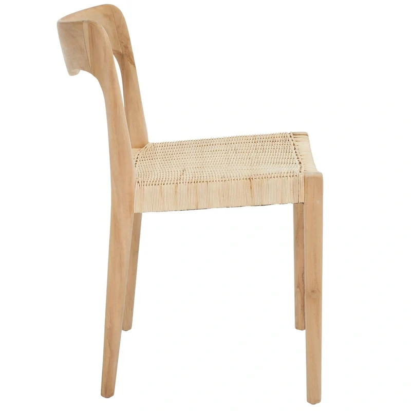 SAFAVIEH Betsey Wicker 31 Dining Chair - 21 W x 18 D x 31 H - 20Wx18Dx31H