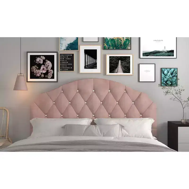 Home Design Evelina Upholstered Headboard