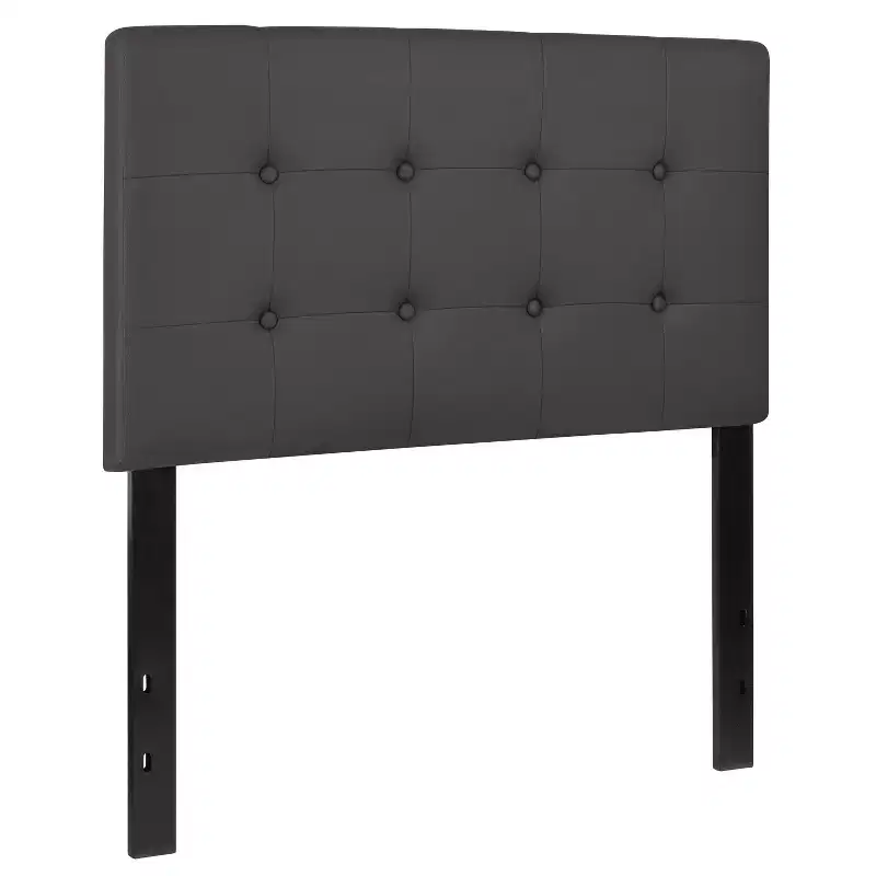 Emma and Oliver Button Tufted Upholstered Headboard