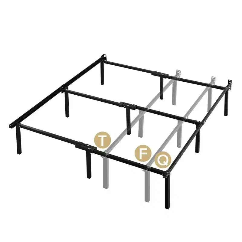 12" Metal Bed Frame Black