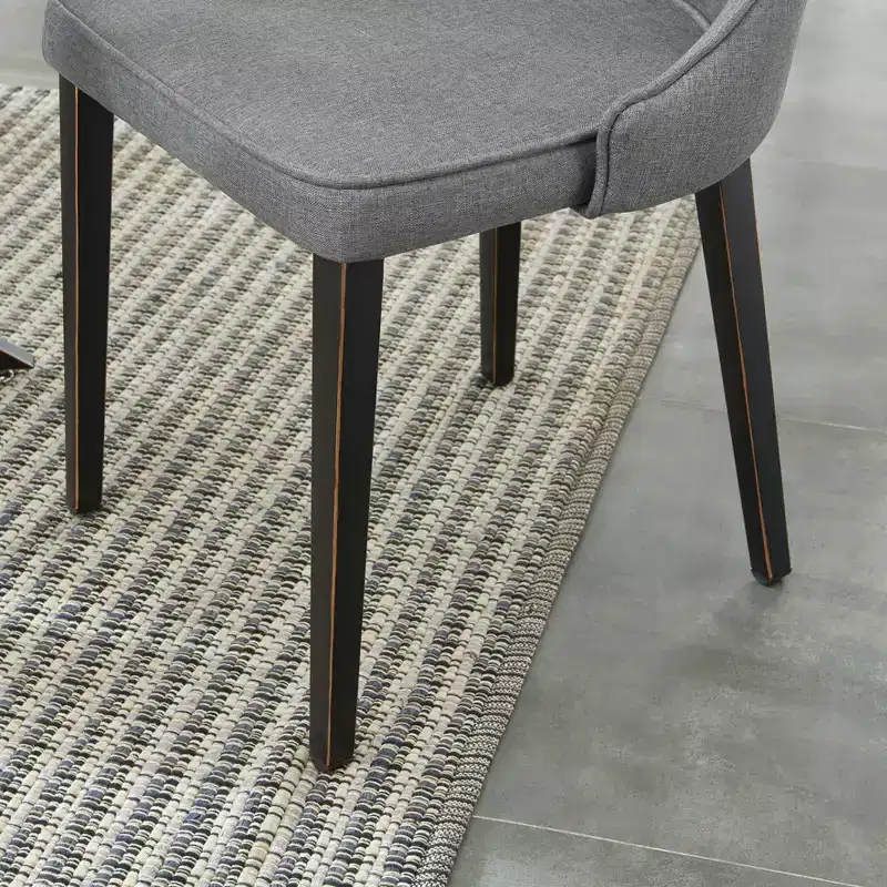 Modern Upholstered Armless Dining Chairs with Metal Legs for Kitchen & Dining Room