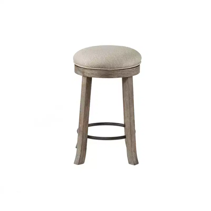 Oaktown Swivel Counter Height Barstool Gray