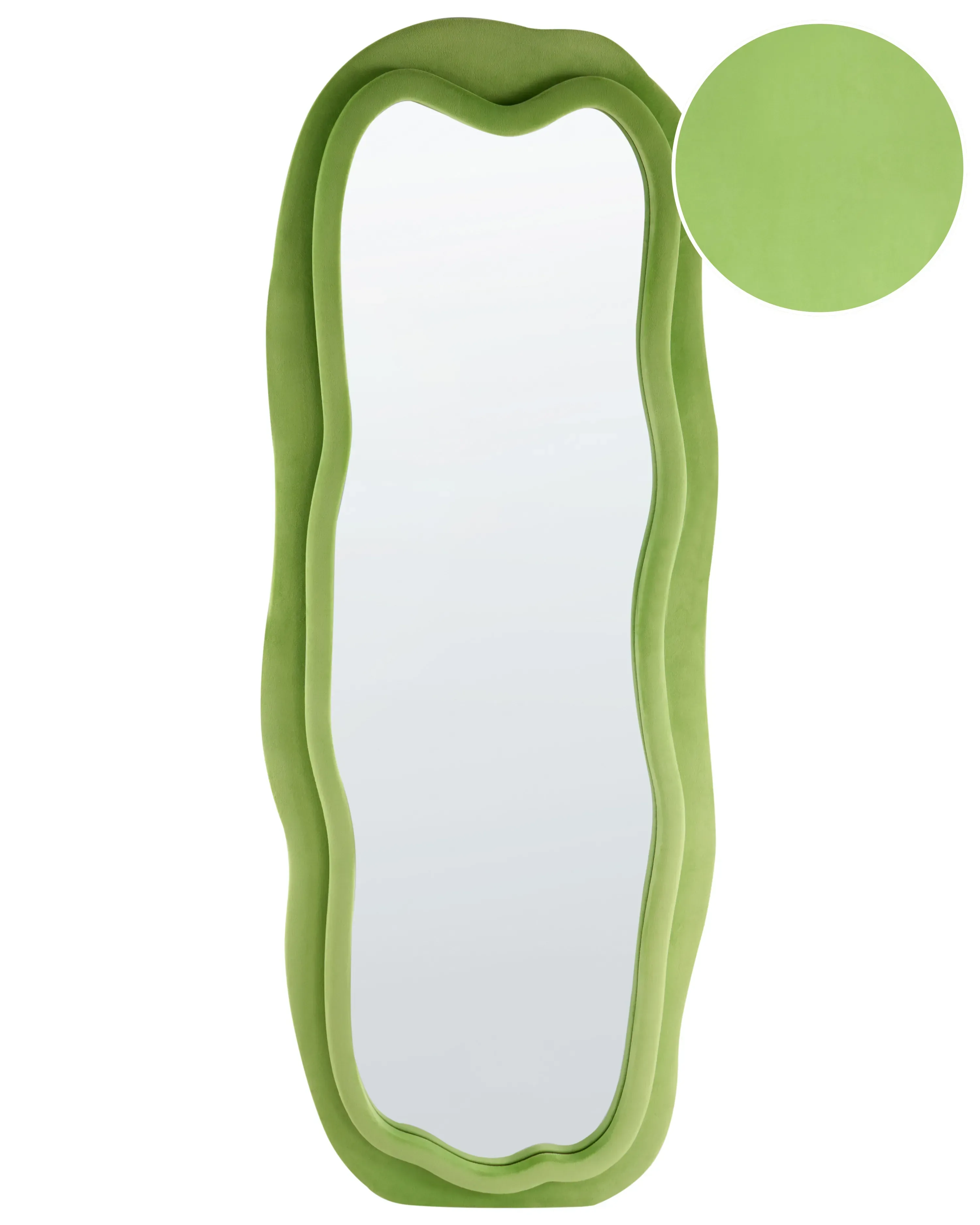 Specchio Velluto Verde 56x160 cm