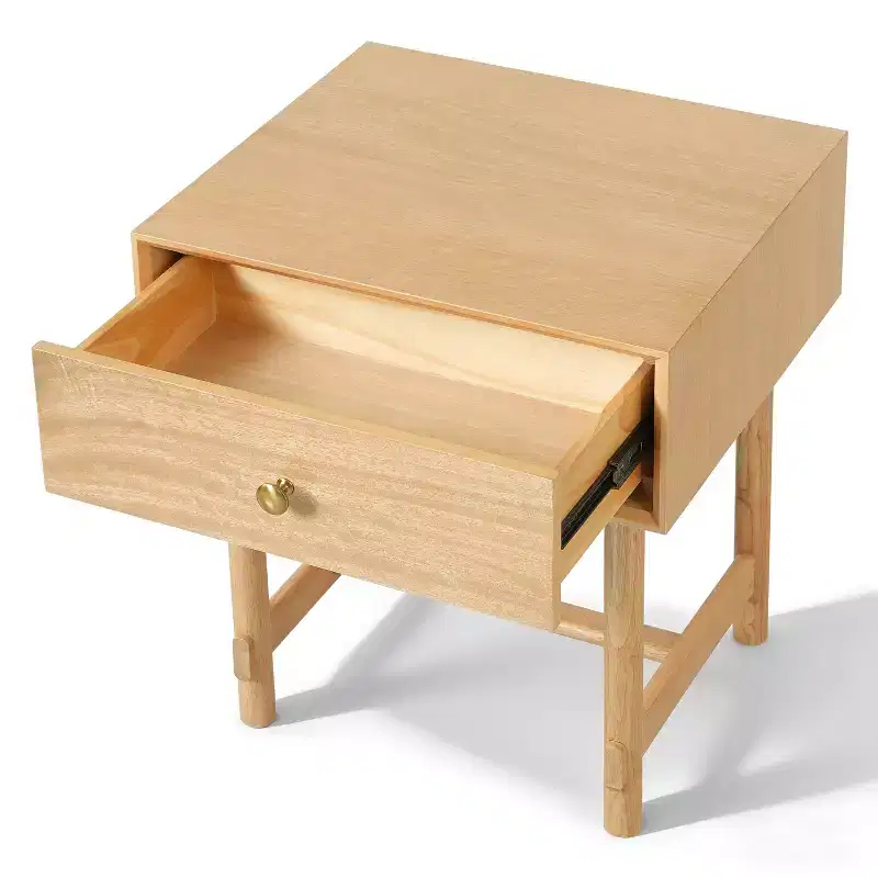 Christopher Knight Home Dawson Modern Scandinavian Solid Wood Nightstand with Drawer